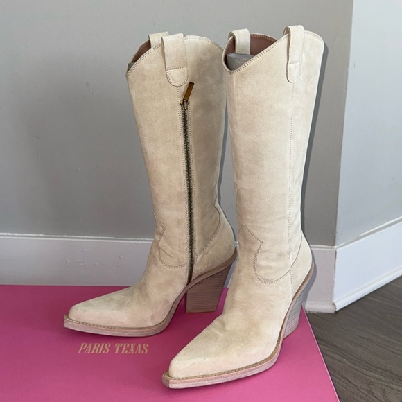 Paris Texas Vegas Boot in calf suede - Picture 3 of 11